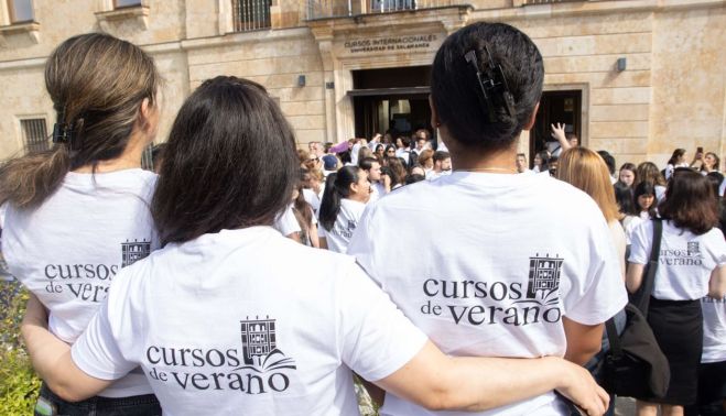 Alumnos de los cursos de verano de español en la Usal Alumnos de los cursos de verano de español en la Usal