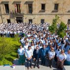 Alumnos de los cursos de verano de español en la Usal 