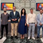 La presentación de la iniciativa de llevar la película 'Pastoris' por los pueblos.