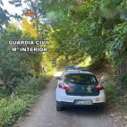 Una patrulla de la Guardia Civil de León. Fotografía. Guardia Civil. 