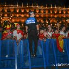 Celebración del mundial de fútbol en Salamanca. Fotografía. Pablo de la Peña. Celebración del mundial de fútbol en Salamanca. Fotografía. Pablo de la Peña.