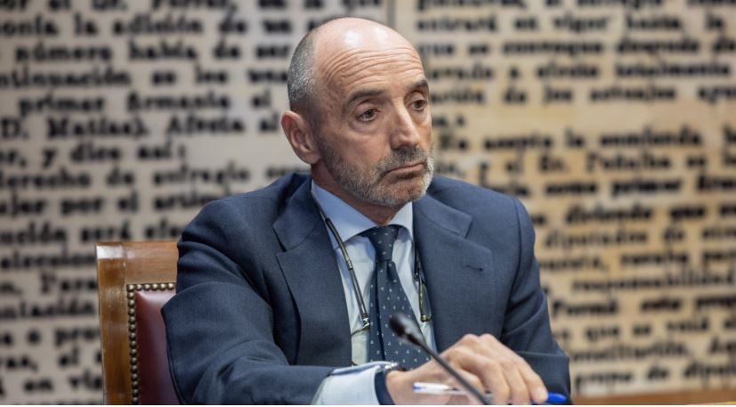 Julio Martínez, amigo zapatero, en su comparecencia en el Senado en abril de 2026 Julio Martínez, amigo zapatero, en su comparecencia en el Senado en abril de 2026