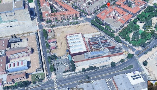 El solar donde se construirá el parque infantil de tráfico