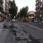 Obras de asfaltado en María Auxiliadora.