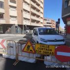 Obras para renovar las tuberías en el Camino de las Aguas