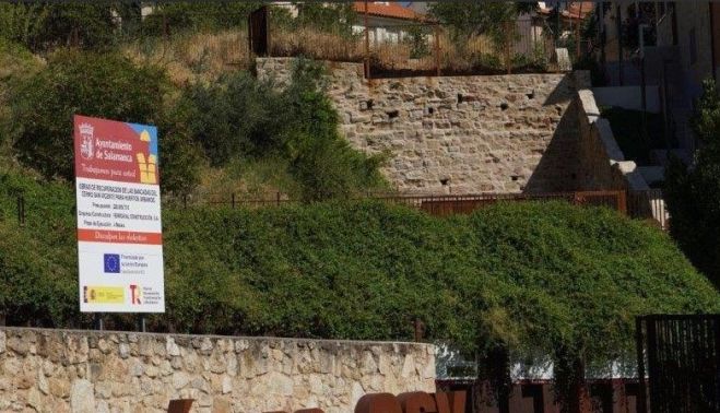 Espacio para los huertos urbanos en el Cerro de San Vicente. Fotografía. Comité Antinuclear y Ecologista de Salamanca. Espacio para los huertos urbanos en el Cerro de San Vicente. Fotografía. Comité Antinuclear y Ecologista de Salamanca.