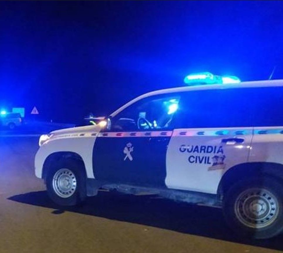 Una patrulla de la Guardia Civil de León. Fotografía. Guardia Civil. 