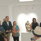 Presentación de la exposición de esculturas de Agustín Casillas en Santa Marta. 