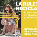 El cartel de la ruleta del reciclaje