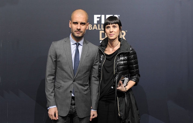 Pep Guardiola y Cristina Serra