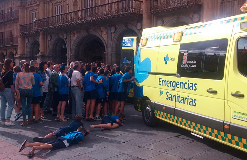 infarto en la plaza mayor