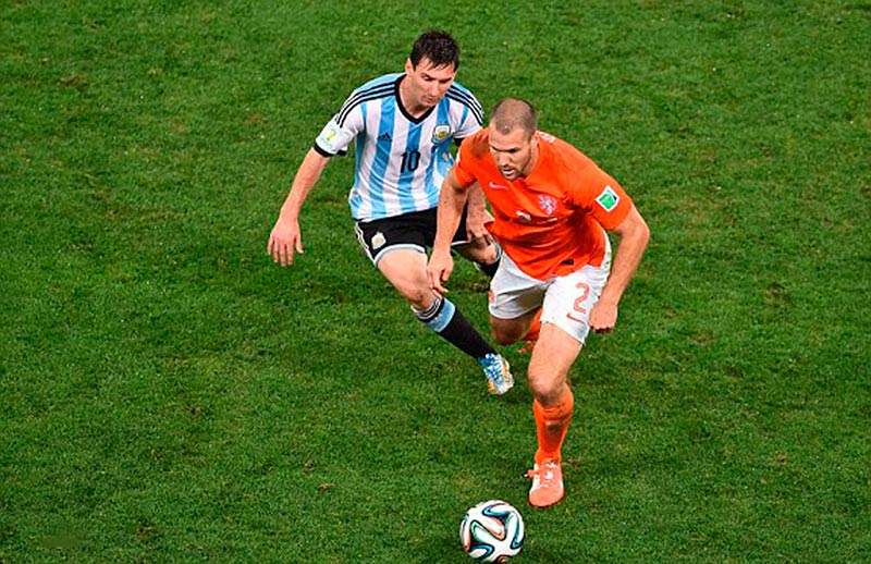 messi en la semifinal