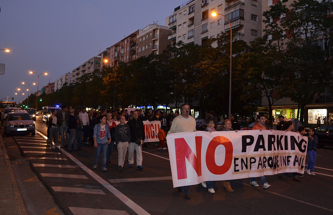 garrido parking manifestación 1