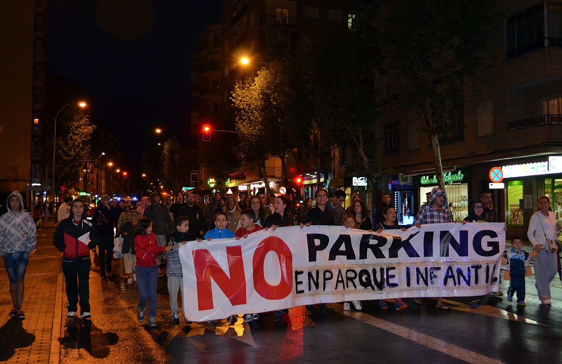 garrido parking manifestacion
