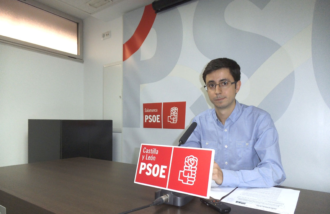 El secretario de Organización del PSOE de Salamanca, José Luis Mateos.