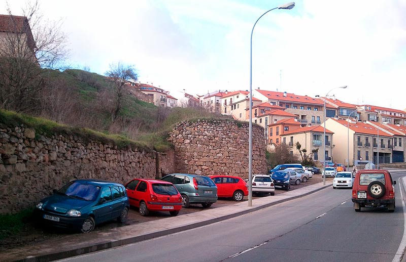 aparcamiento improvisado vaguada de la palma