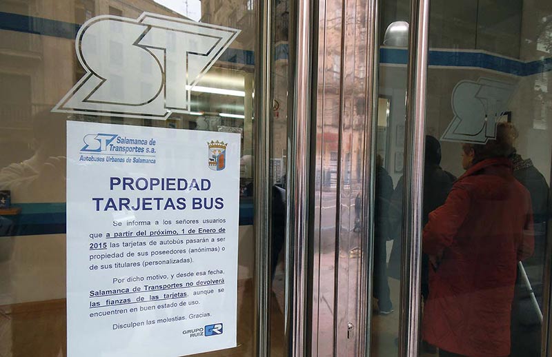 autobuses oficina tarjetas