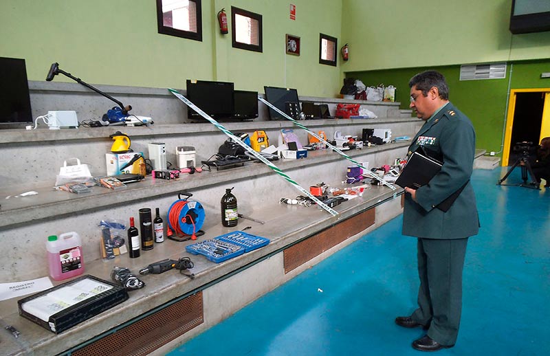 guardia civil banda robo pisos