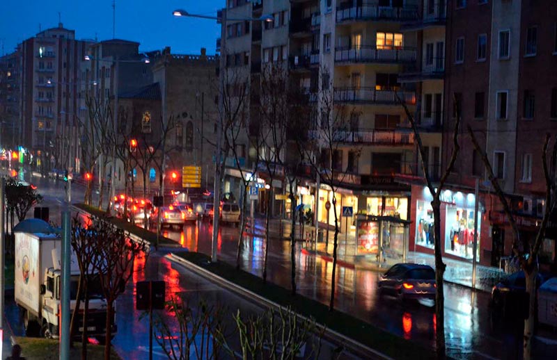 salamanca a oscuras espera la nieve