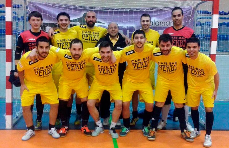 Verdi gana futormes futbol sala