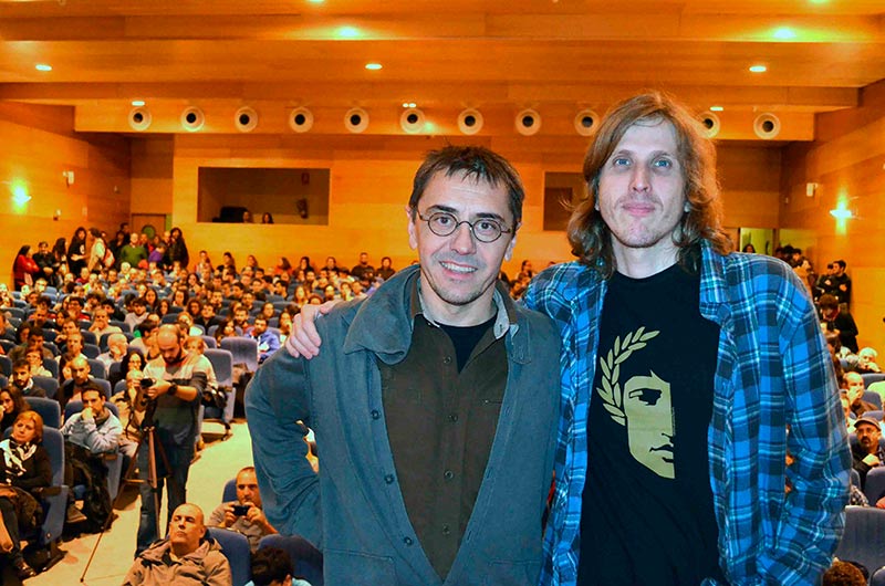podemos juan carlos monedero y pablo fernandez