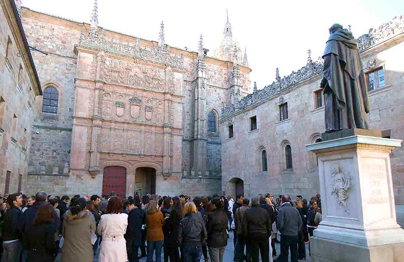 universidad usal protesta junta personal pas funcionarios