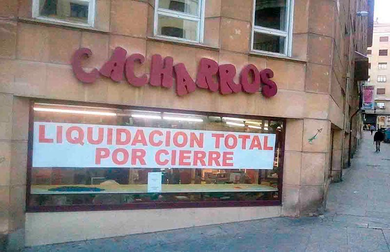 cacharros comercio cierre