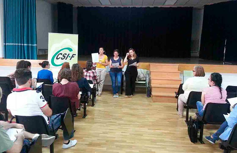 csif _Charla_Interinidades educacion enseñanza