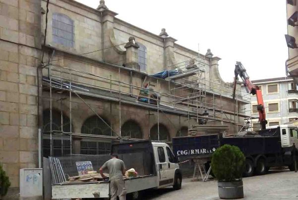 Comienzan Las Obras Del Tejado De La Iglesia De Guijuelo