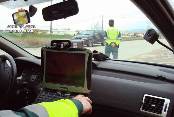 guardia civil trafico radar velocidad