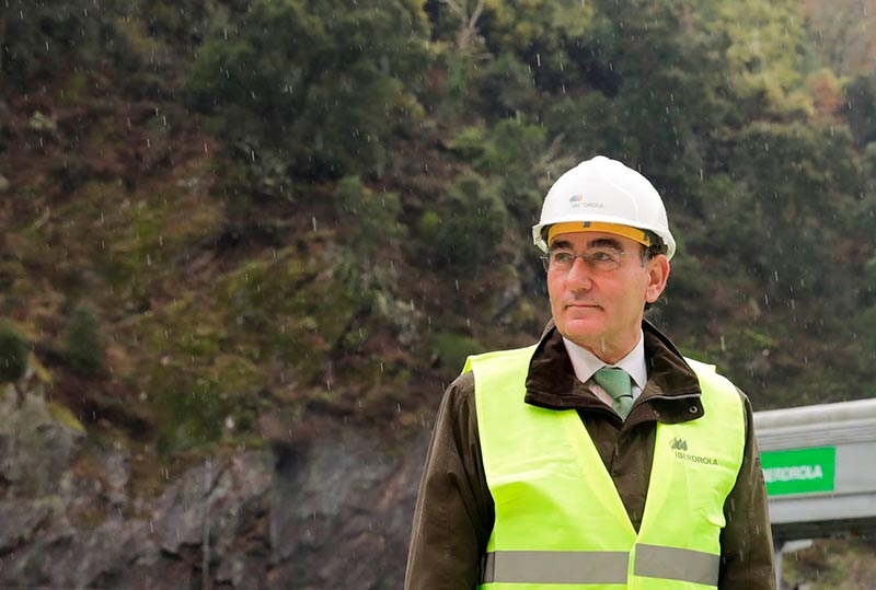 iberdrola Ignacio Galán durante una reciente visita a instalaciones de...