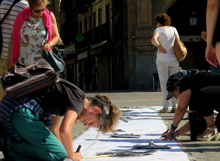 El Movimiento Feministas de Salamanca, Violencia de Género