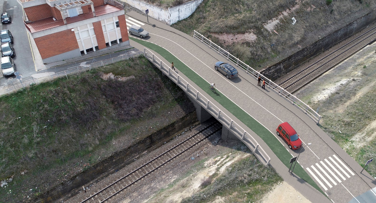 puente vias tren avena chamberi