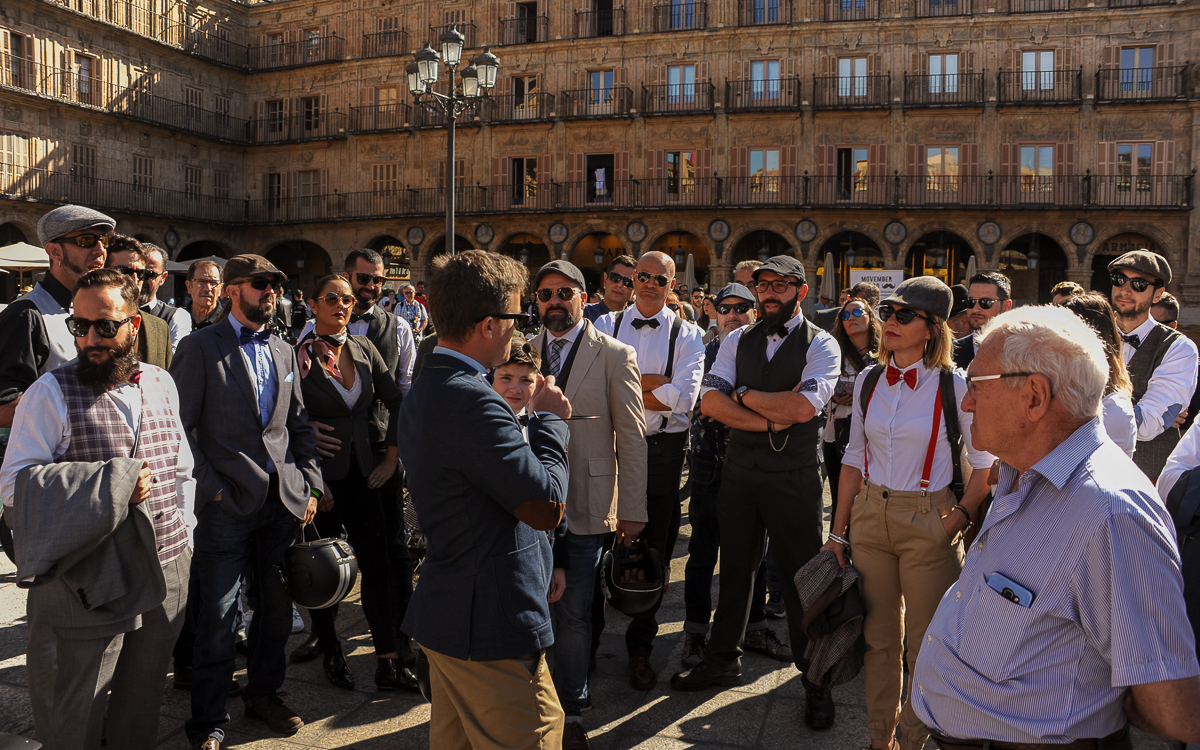 Distinguished Gentlemen's Ride, la concentración de motos más glamurosa y solidaria llegó a Salamanca.
