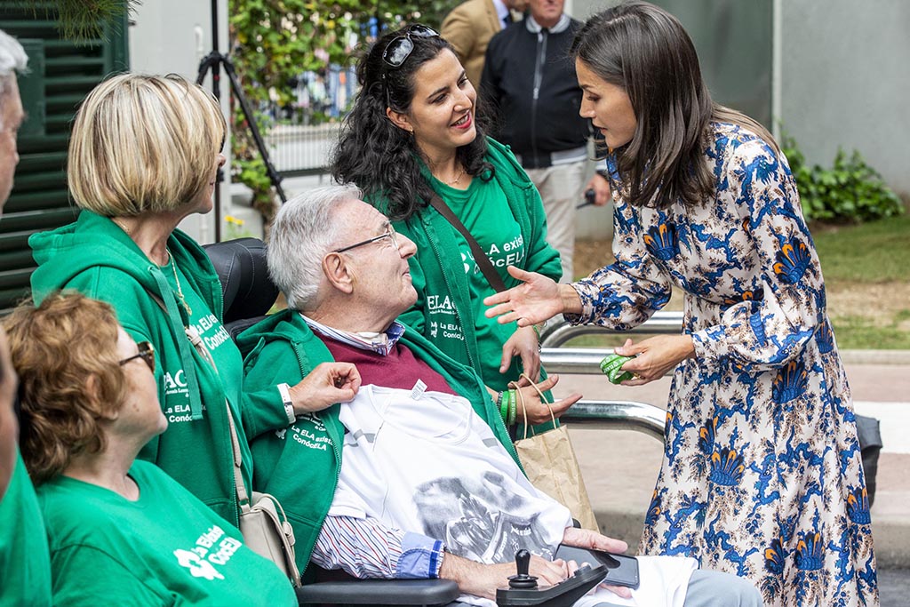 Ricardo Ordóñez / ICAL La reina Letizia visita el Centro de Referencia Estatal de Atención a Personas con Enfermedades Raras y sus Familias , en Burgos.