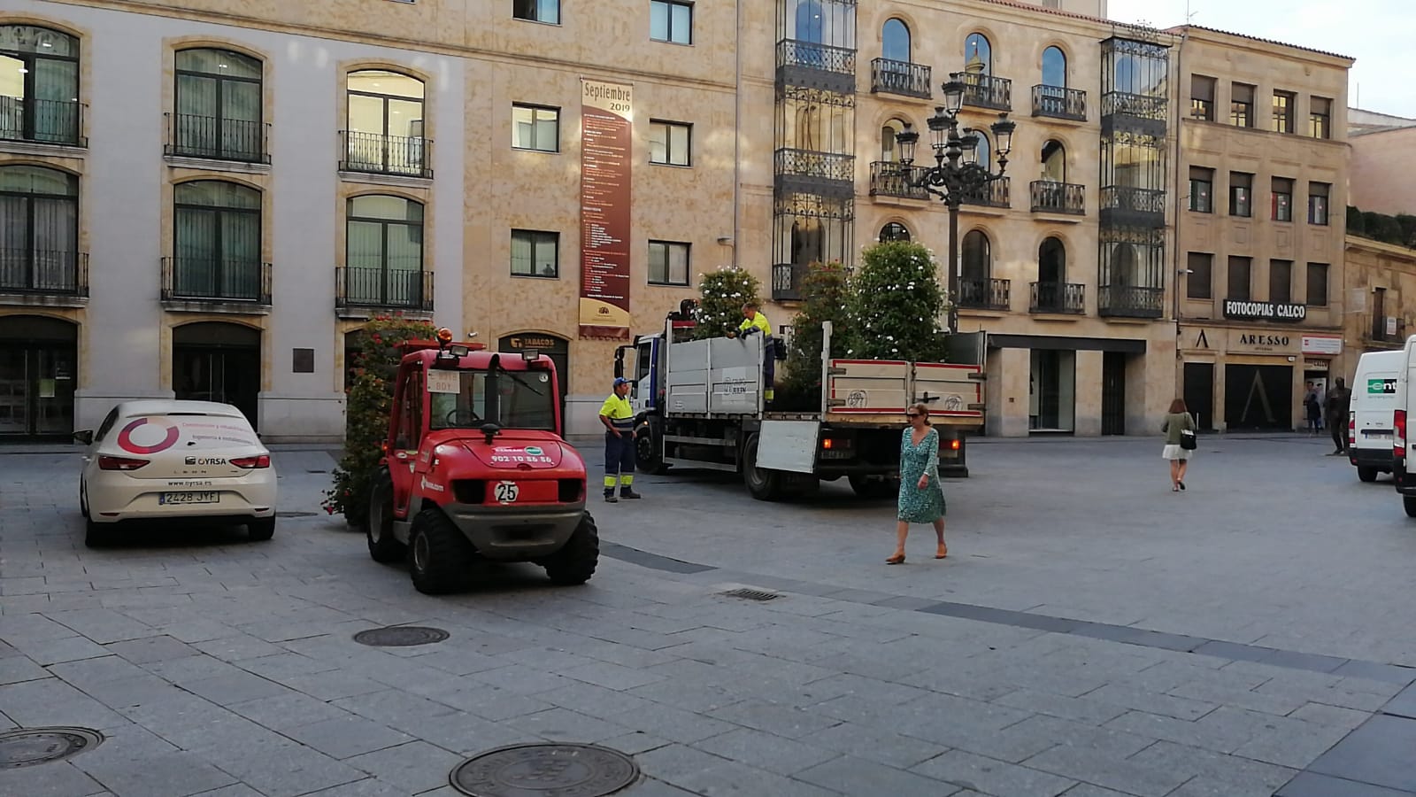 Quitan las jardineras de las calles Toro y Zamora. Salamanca