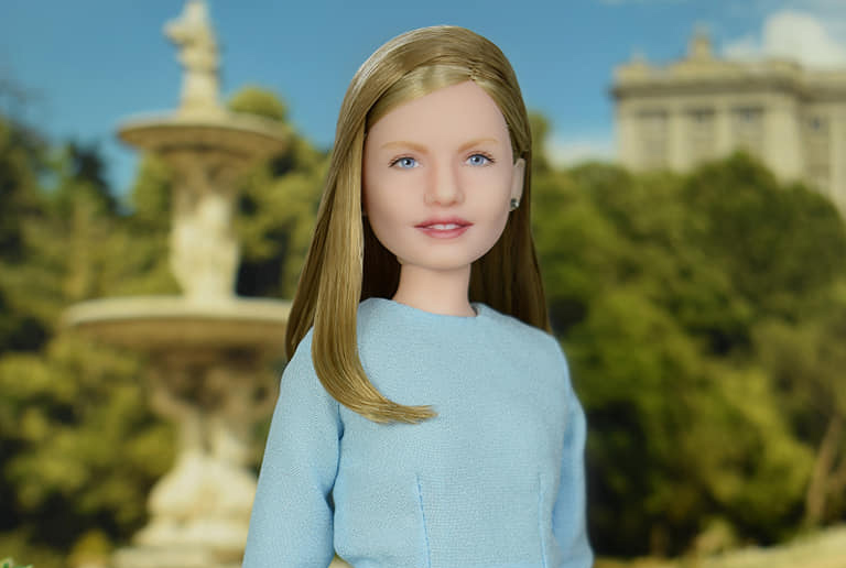 La muñeca inspirada en la Princesa de Asturias.