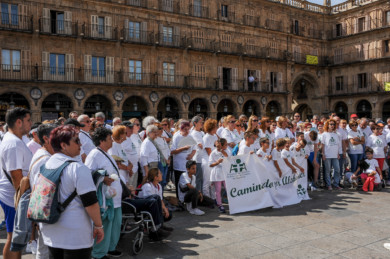 Salamanca participa en la marcha del Alzheimer.