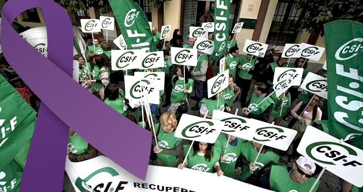 CSIF denuncia que las empresas solo cubren una baja laboral por cada 100 mujeres maltratadas.
