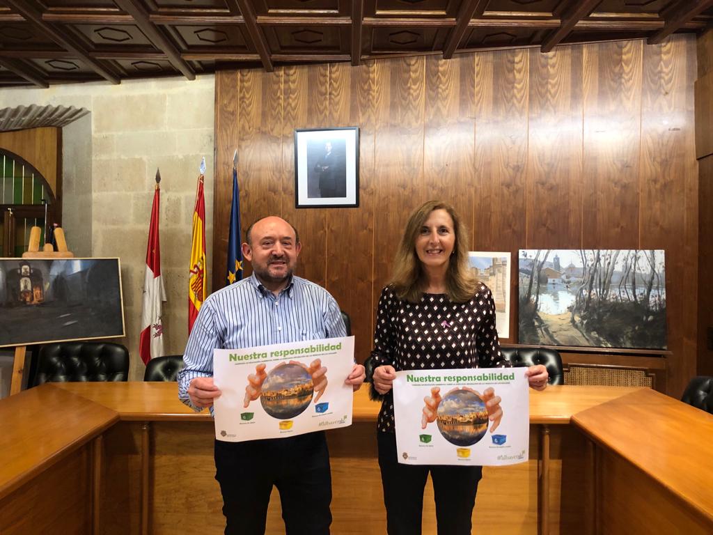 El Ayuntamiento de Alba de Tormes inicia la campaña: 'Nuestra Responsabilidad' para concienciar a los albenses de la necesidad de reciclar.