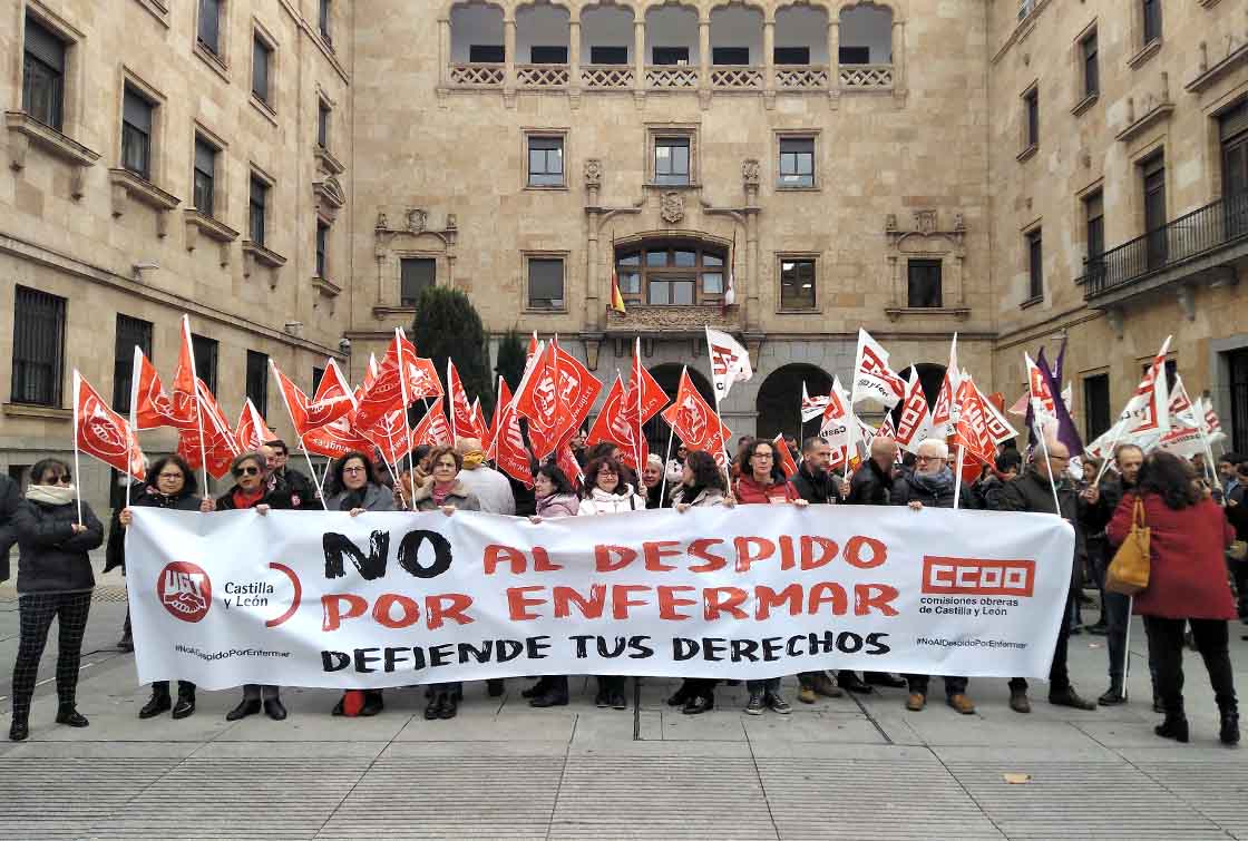 sindicatos protesta despidos bajas enfermar (2)
