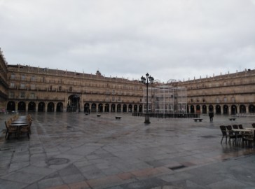 La Plaza Mayor de Salamanca.