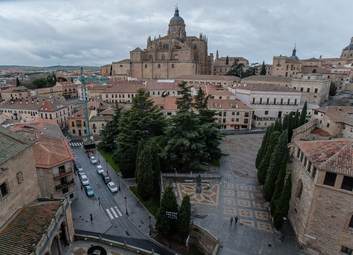 La ciudad de Salamanca vista desde la terraza de los Dominicos.