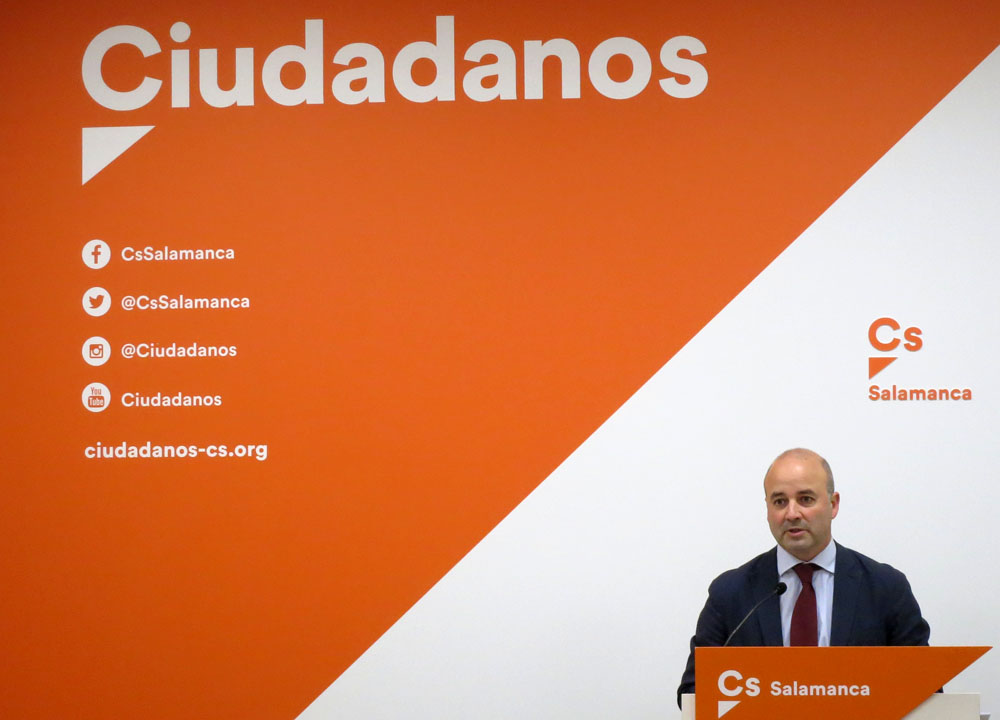 David Castaño, procurador de Ciudadanos por Salamanca.