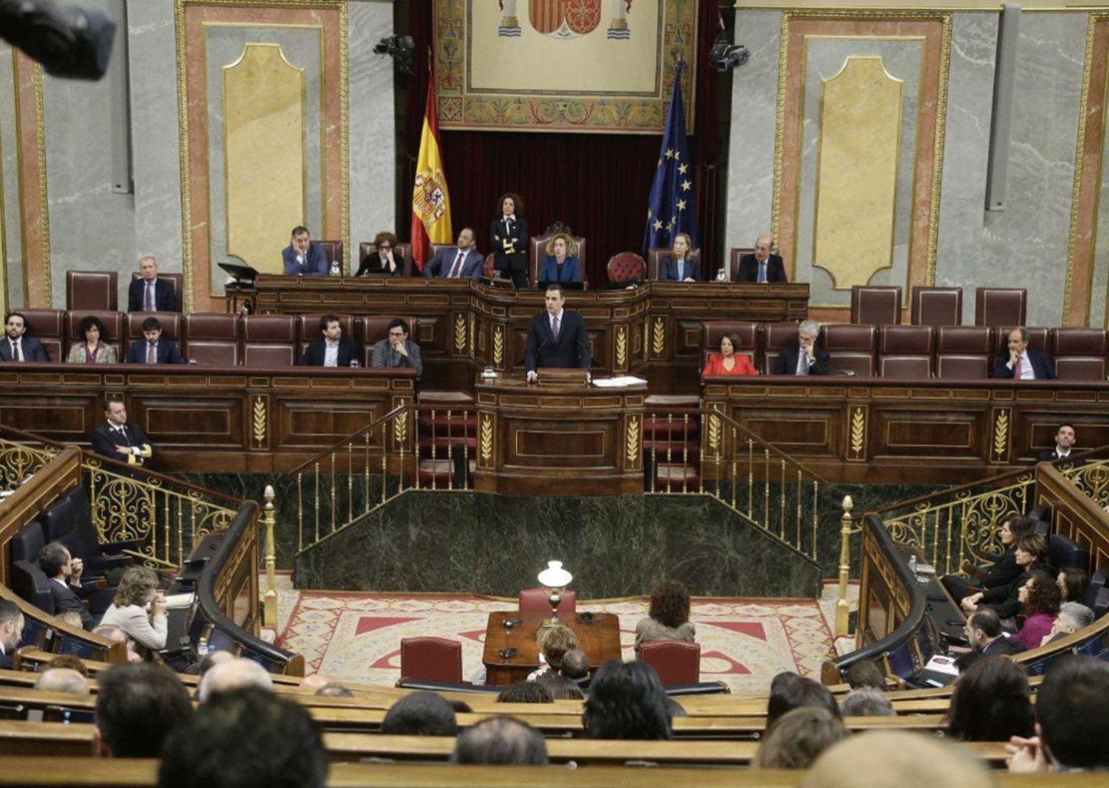 pedro sanchez sesion investidura