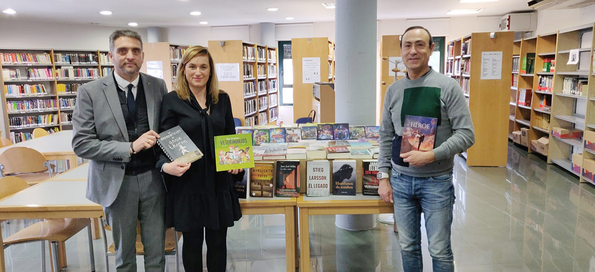 La biblioteca de Carbajosa contará con 300 nuevos libros.