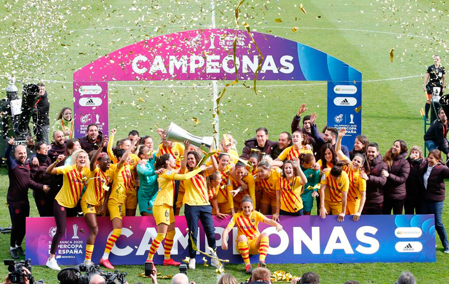 supercopa españa celebracion-barcelona