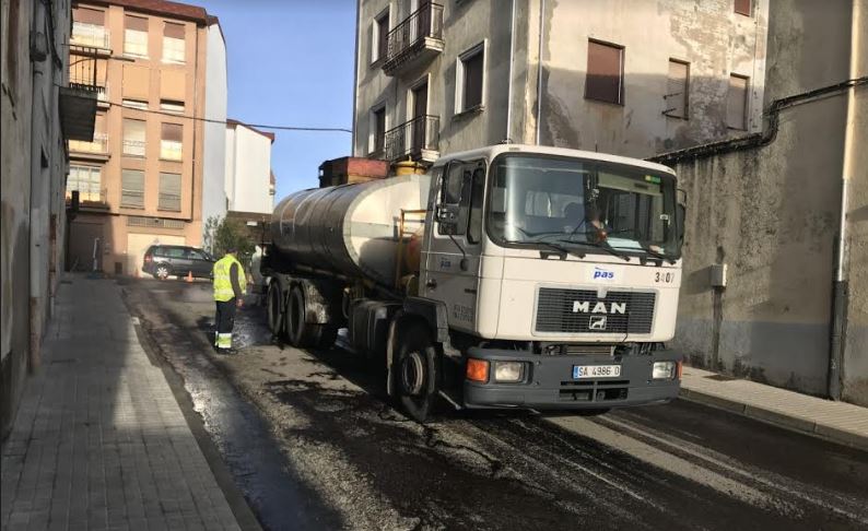 guijuelo asfaltado calles