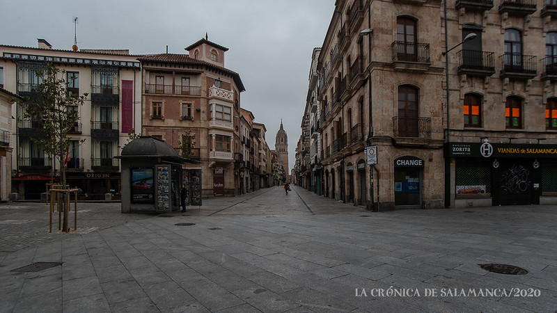 La calle La Rúa, Salamanca.