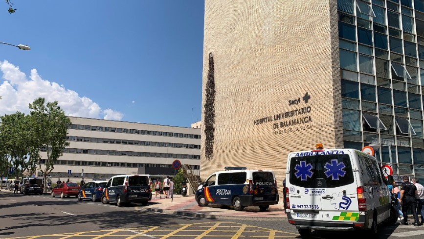 hospital virgen vega policia nacional altercado 3